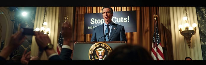 u6217379899_Gavin_Newsom_standing_at_podium_with_California_s_22b6dcea-0516-427b-af23-9ec37596705b_2 حاكم كاليفورنيا: غافن نيوسوم وأثره على الولاية