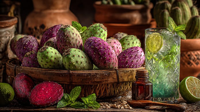 u6217379899_A_vibrant_hyper-realistic_still-life_composition__e888068d-882c-4615-ae43-d87aec32d6b1_2 فوائد التين الشوكي: كل ما تحتاج معرفته