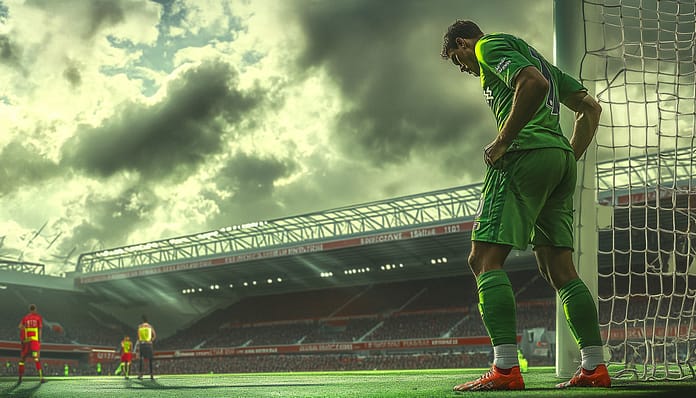 Alisson Becker Injury Doubt Ahead of Liverpool vs Bournemouth Match Alisson Becker holding his hamstring in pain, raising injury concerns ahead of Liverpool vs Bournemouth Premier League match.