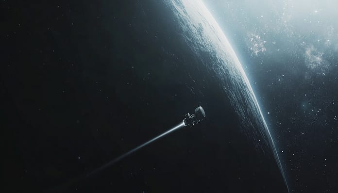 Voyager 1 Reestablishes Contact with NASA After 47 Years in Space Voyager 1 spacecraft transmitting a faint signal back to Earth from deep space.